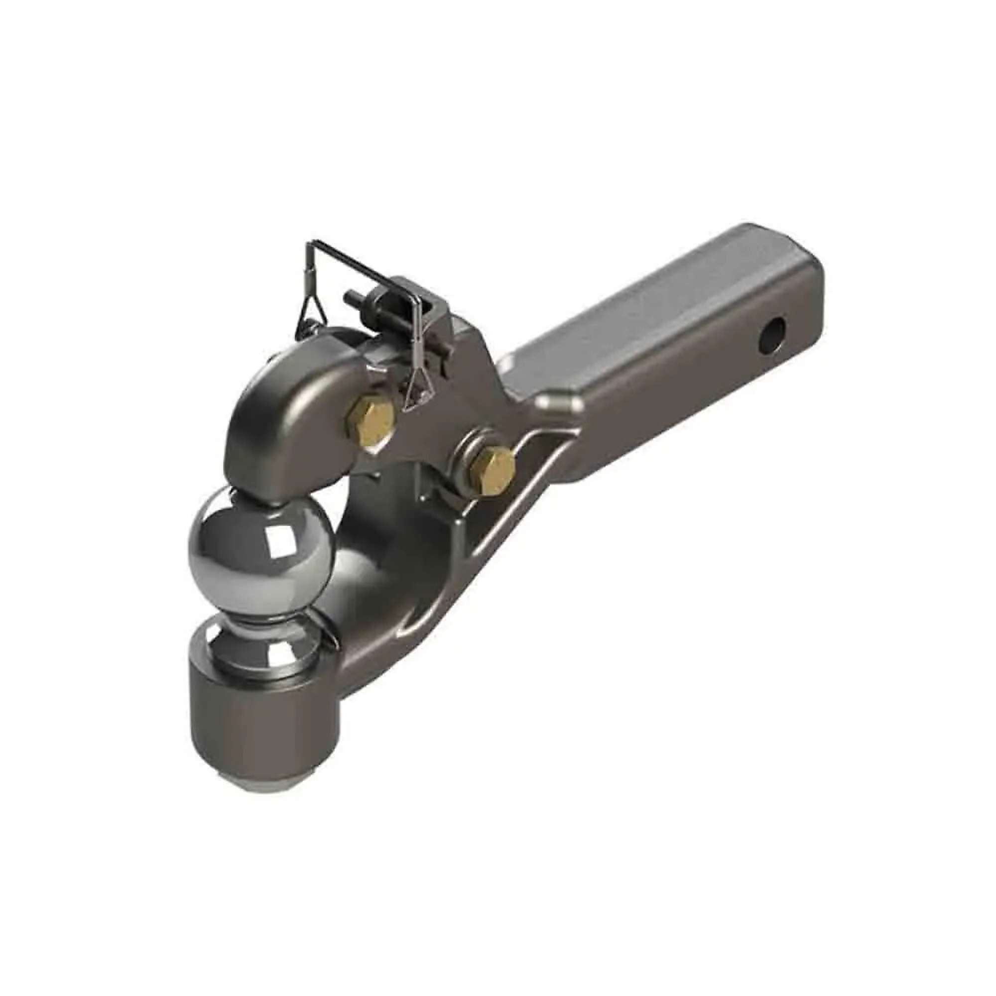 Wallace Forge Combination Pintle Hook — 2in. Ball, Fits 2in. Receiver, 16,000 Lb. Capacity, Model# DPR2000